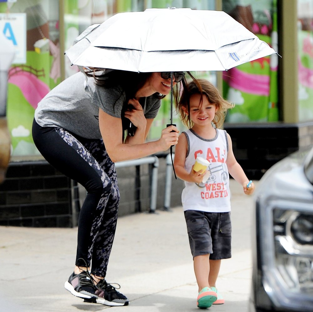 Megan Fox Picks Up Noah Shannon Green from Playschool
