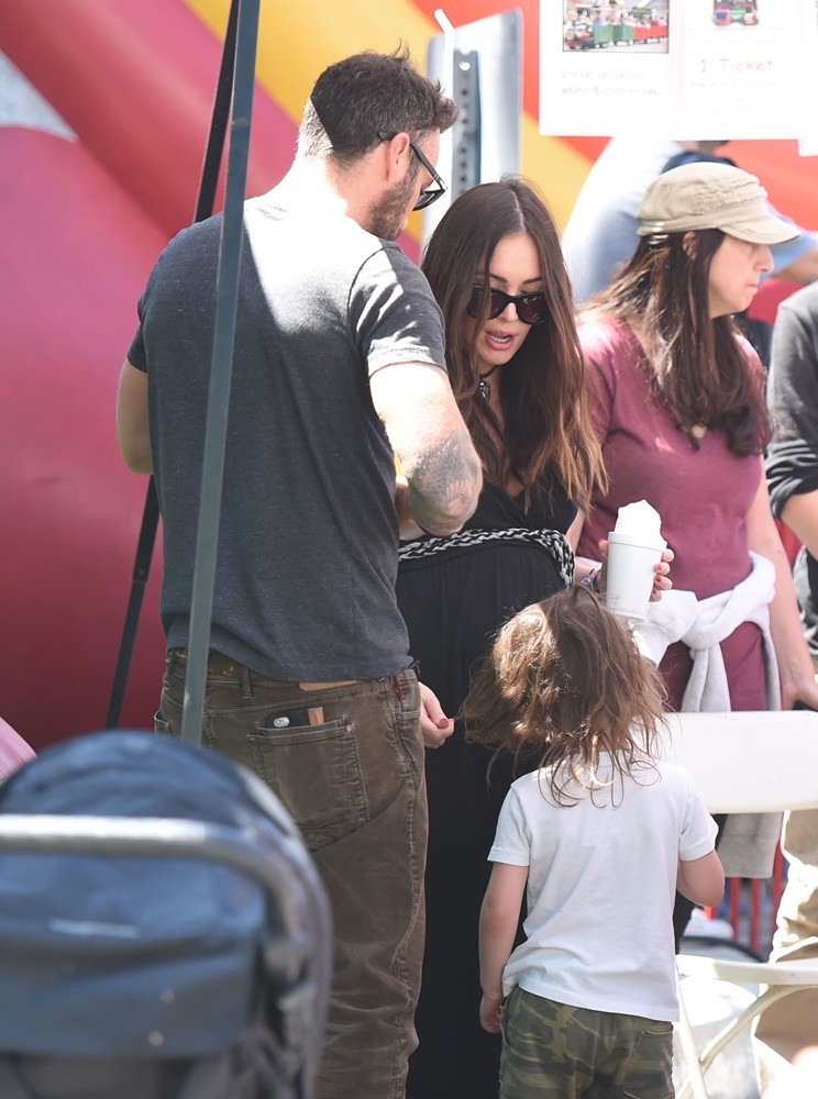Megan Fox and Brian Austin Green Take Their Sons to The Farmers Market