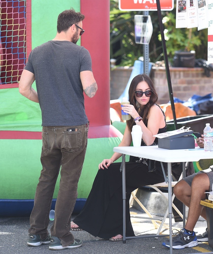 Megan Fox and Brian Austin Green Take Their Sons to The Farmers Market