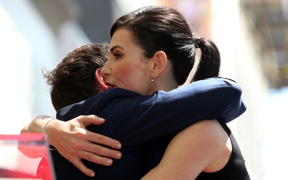 Michael J. Fox;Julianna Margulies;<br>Julianna Margulies Honored with A Star on The Hollywood Walk of Fame
