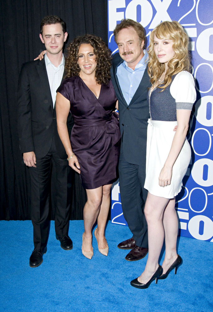 Colin Hanks;Diana-Maria Riva;Bradley Whitford;Jenny Wade;<br>FOX Upfront Afterparty - Arrivals