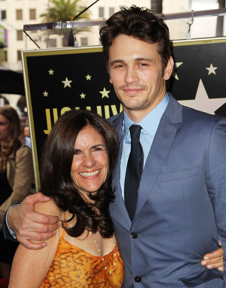 Betsy Franco;James Franco;<br>James Franco Is Honoured with A Hollywood Star on The Hollywood Walk of Fame