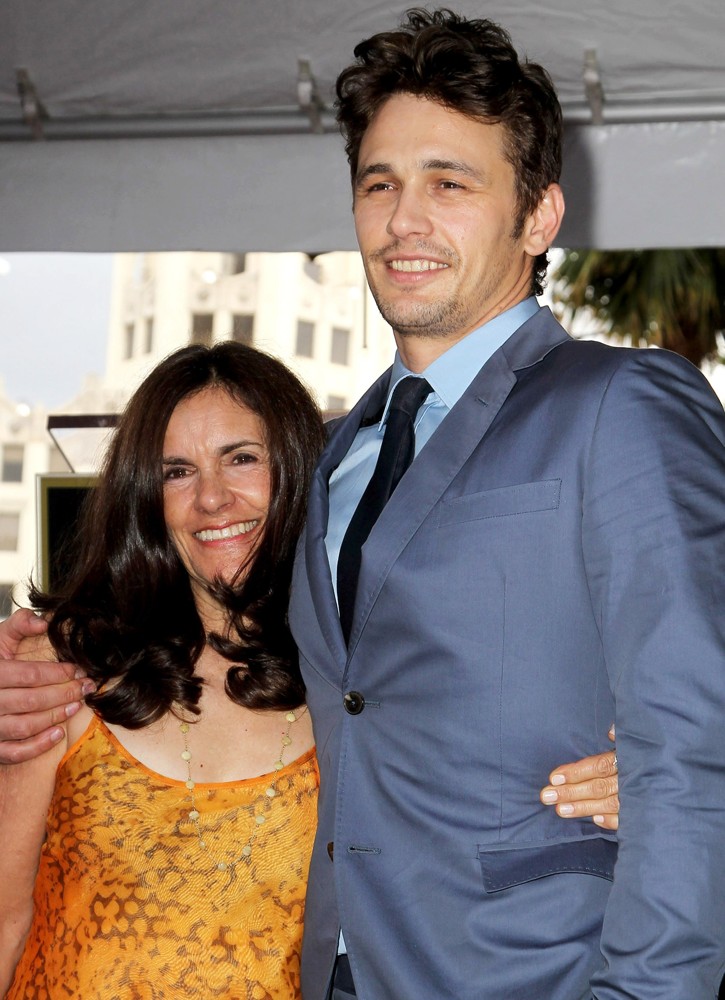 Betsy Franco;James Franco;<br>James Franco Is Honoured with A Hollywood Star on The Hollywood Walk of Fame