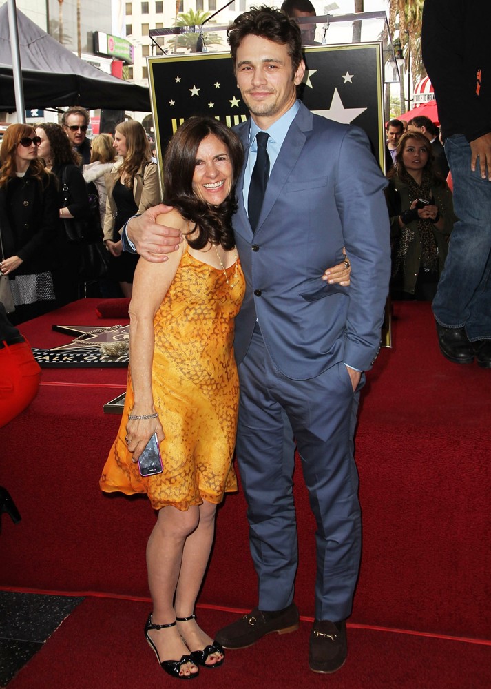 Betsy Franco;James Franco;<br>James Franco Is Honoured with A Hollywood Star on The Hollywood Walk of Fame
