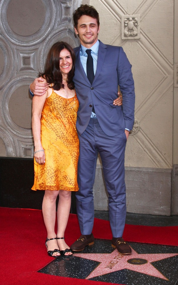 Betsy Franco;James Franco;<br>James Franco Is Honoured with A Hollywood Star on The Hollywood Walk of Fame