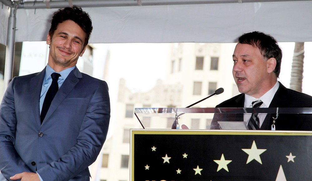 James Franco;Sam Raimi;<br>James Franco Is Honoured with A Hollywood Star on The Hollywood Walk of Fame