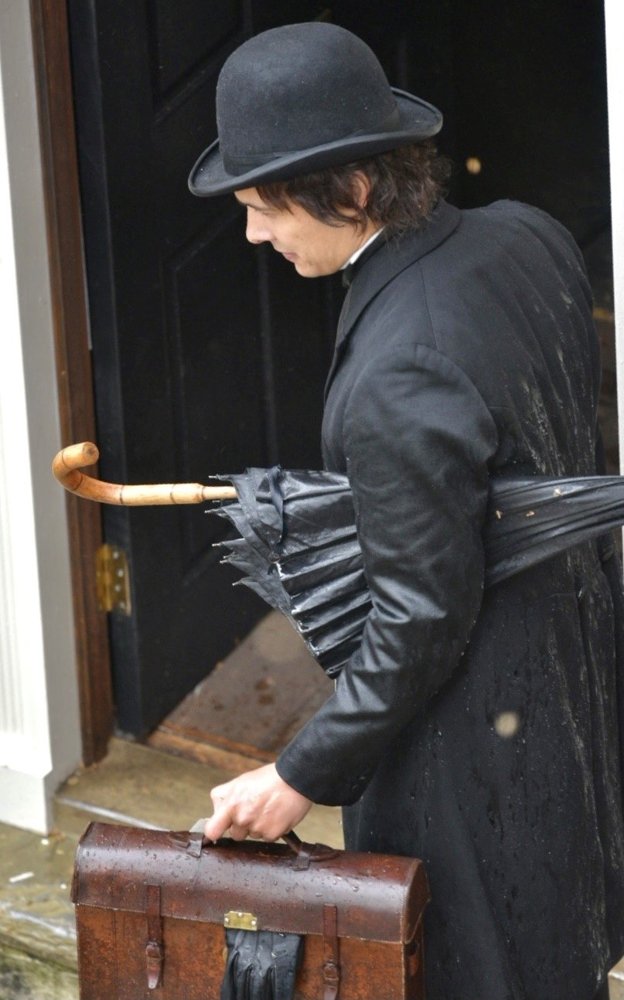 Frank Dillane Filming Scenes for The Essex Serpent