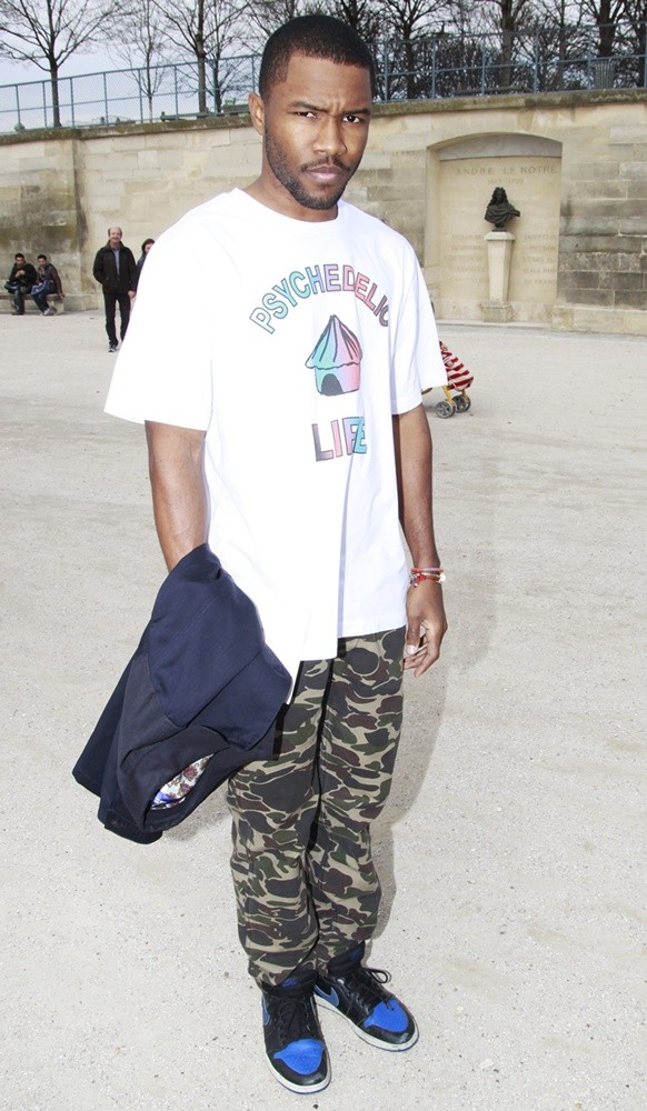 Frank Ocean;<br>Paris Fashion Week - Autumn-Winter 2013 - Valentino - Outside