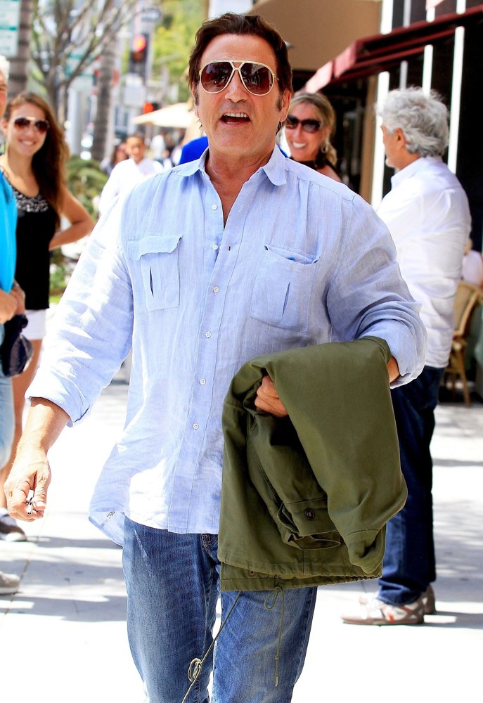 Frank Stallone Out and About on Cannon Drive