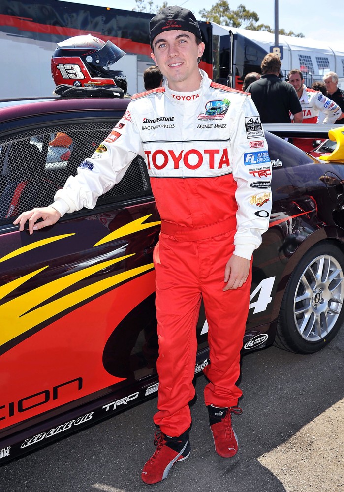 Frankie Muniz;<br>The 35th Annual Toyota Pro-Celebrity Race - Press-Practice Day