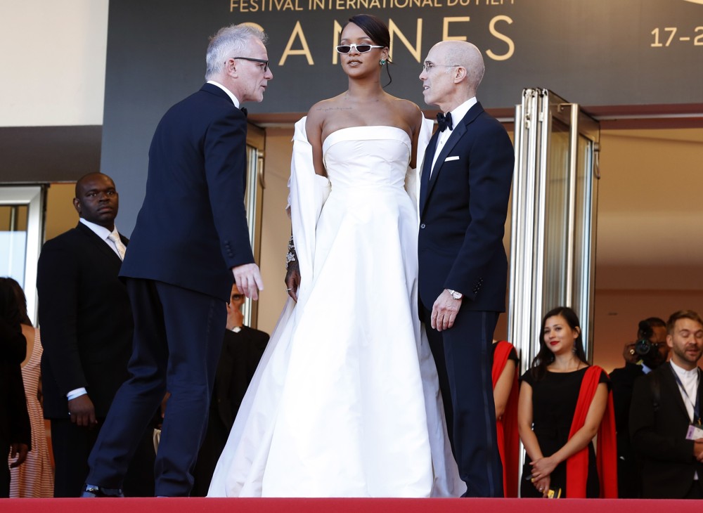 Thierry Fremaux;Rihanna;Jeffrey Katzenberg;<br>70th Annual Cannes Film Festival - Okja - Premiere