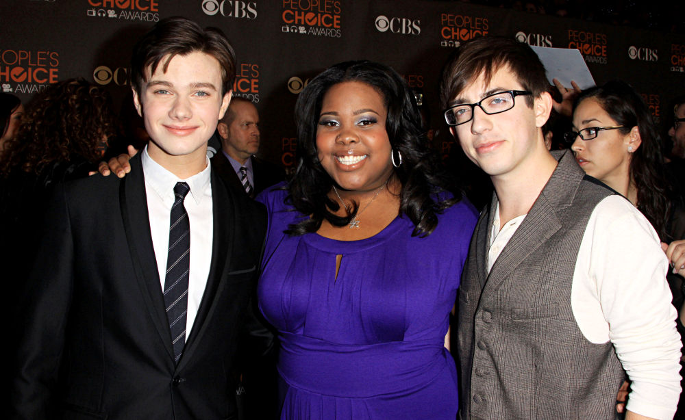 Chris Colfer;Amber Riley;Kevin McHale;<br>People's Choice Awards 2010