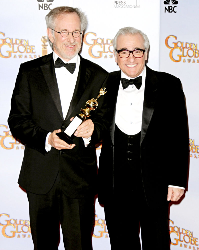 Steven Spielberg;Martin Scorsese;<br>67th Annual Golden Globe awards - Press Room