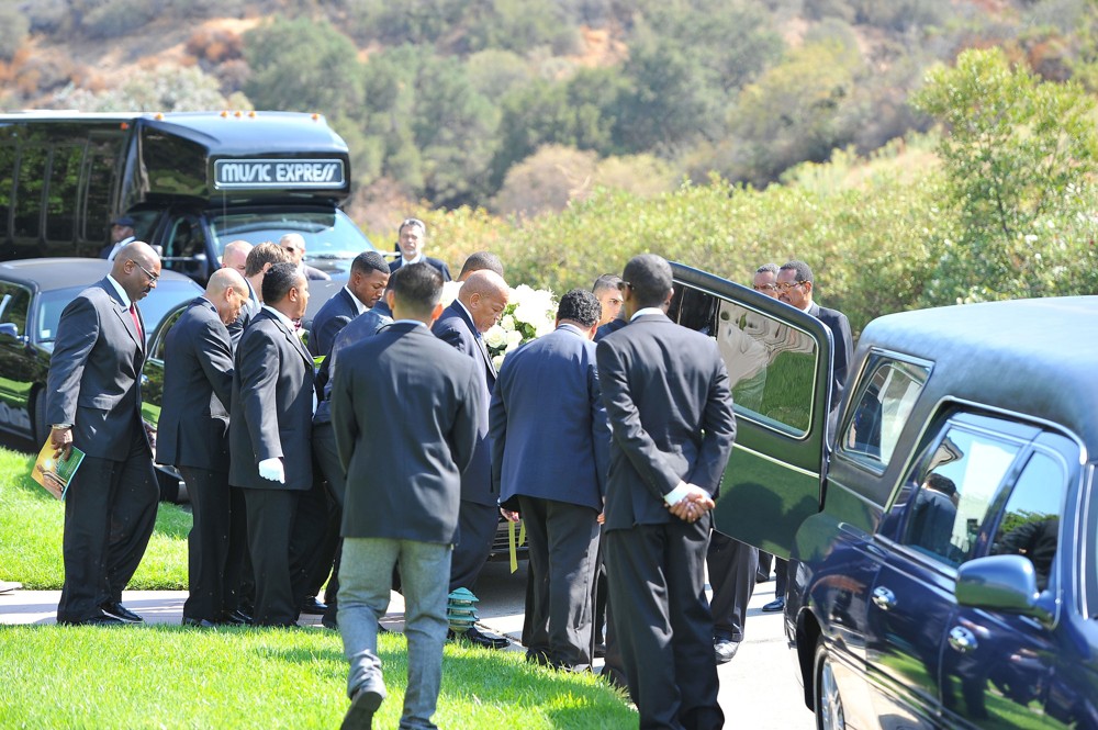 <br>The Funeral of Michael Clarke Duncan