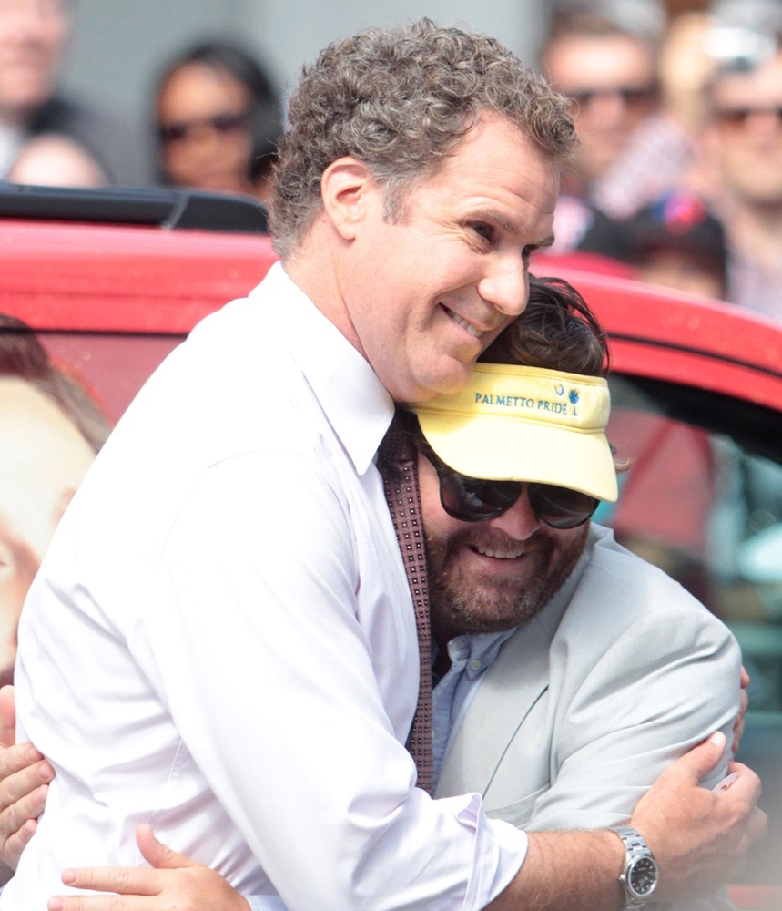 Will Ferrell;Zach Galifianakis;<br>Zach Galifianakis and Will Ferrell Promote Their Film The Campaign on Entertainment News Show Extra