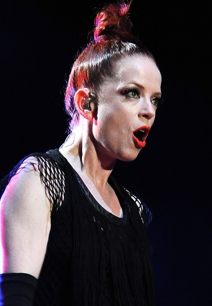 Shirley Manson;Garbage;<br>Garbage Perform on Stage at 10 Giorni Suonati 2012