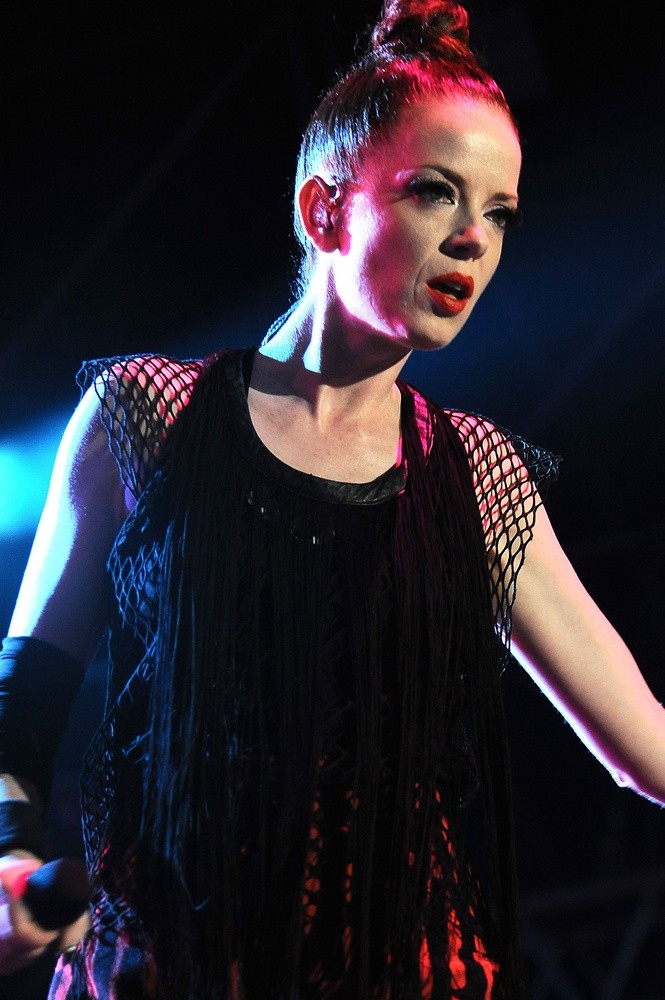 Shirley Manson;Garbage;<br>Garbage Perform on Stage at 10 Giorni Suonati 2012