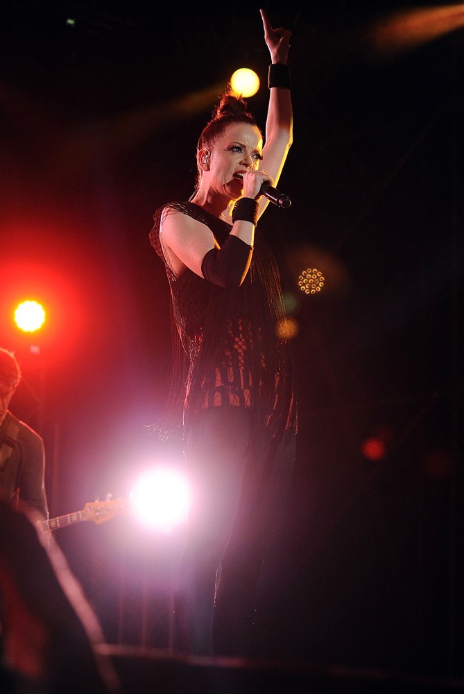 Shirley Manson;Garbage;<br>Garbage Perform on Stage at 10 Giorni Suonati 2012