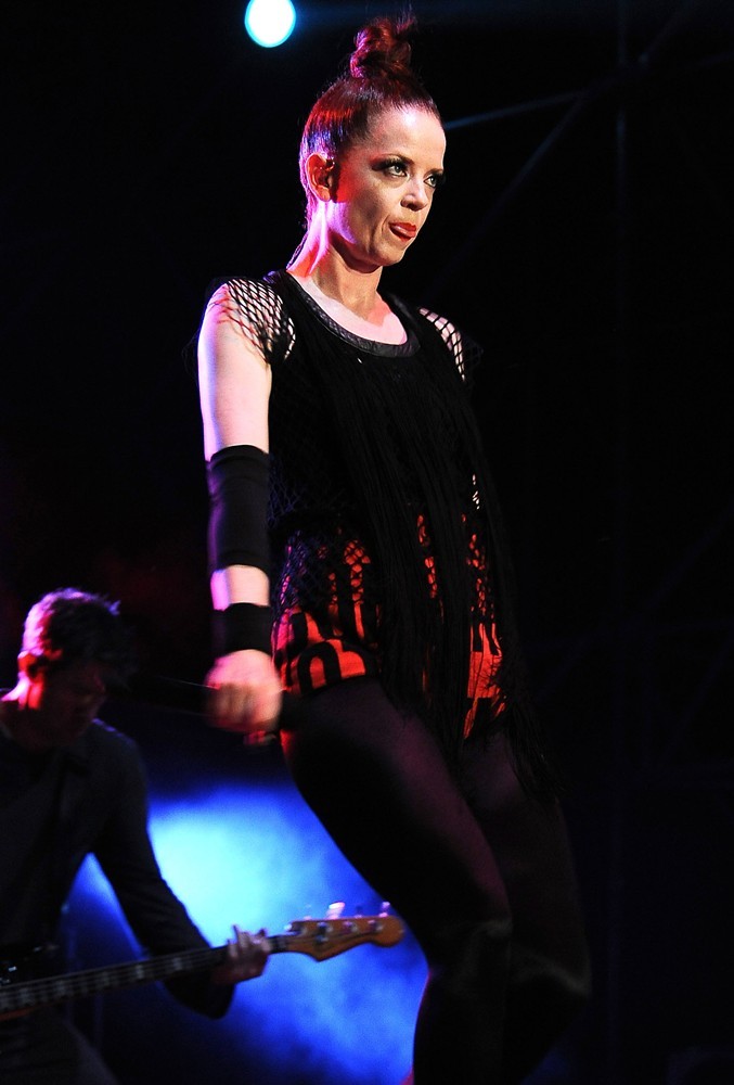 Shirley Manson;Garbage;<br>Garbage Perform on Stage at 10 Giorni Suonati 2012
