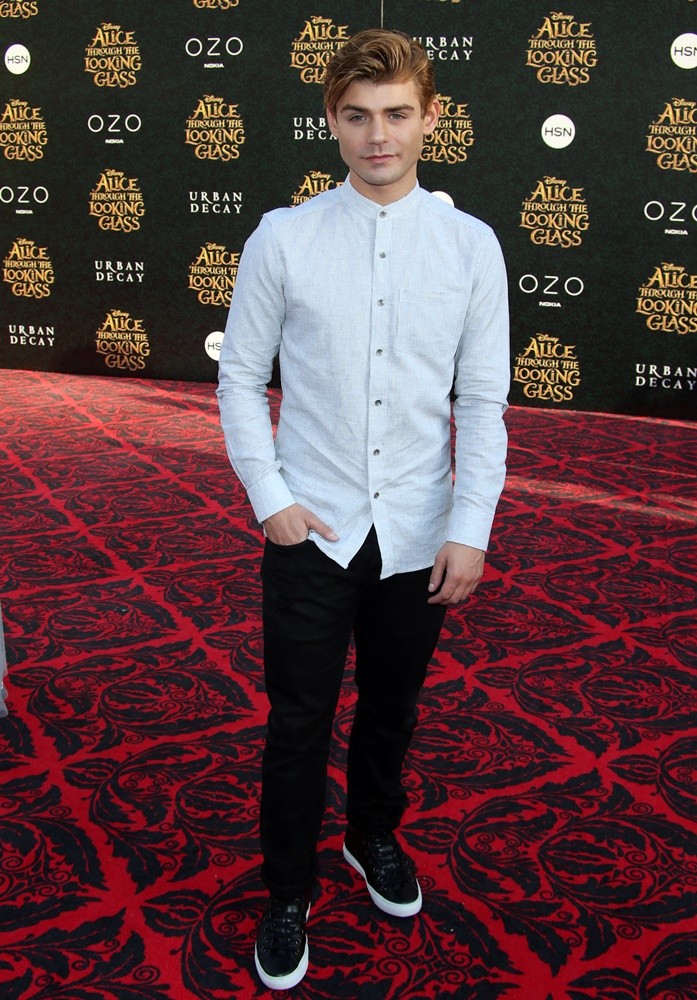 Garrett Clayton;<br>Premiere of Disney's Alice Through the Looking Glass