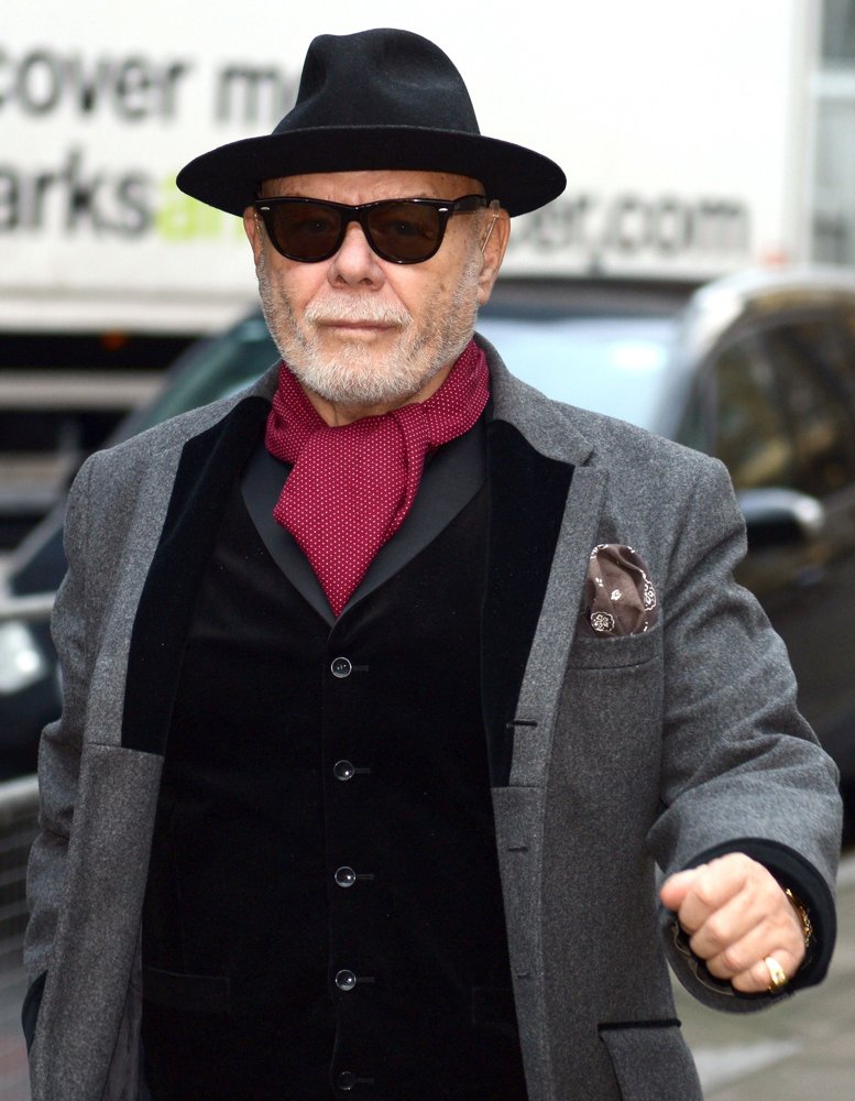 Gary Glitter Arrives at Southwark Crown Court