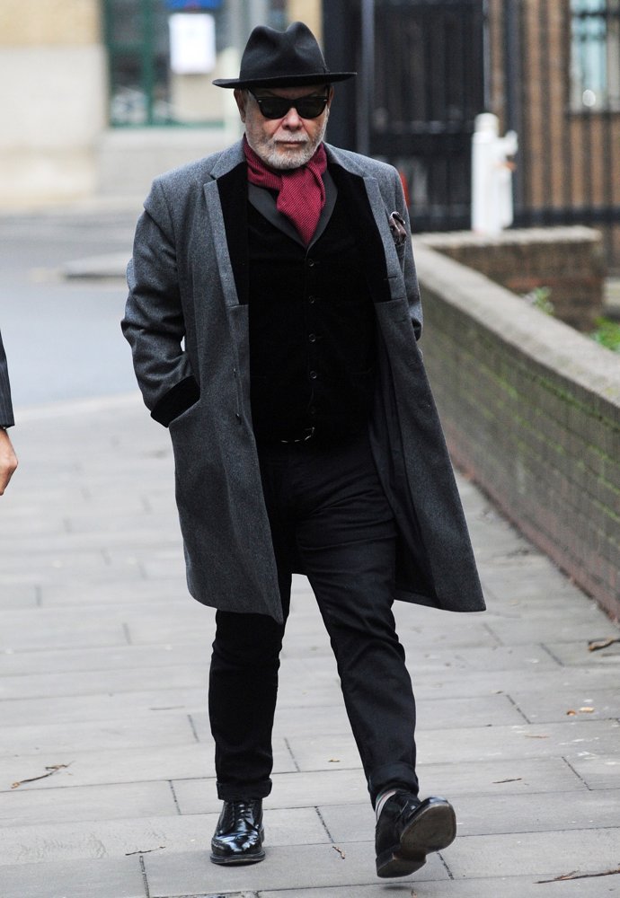 Gary Glitter Arrives at Southwark Crown Court