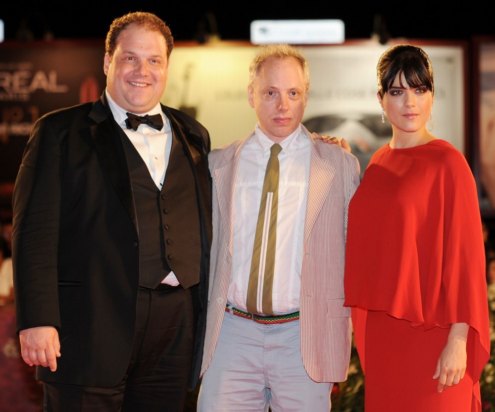 Jordan Gelber;Todd Solondz;Selma Blair;<br>The 68th Venice Film Festival - Day 6 - Dark Horse - Premiere - Red Carpet