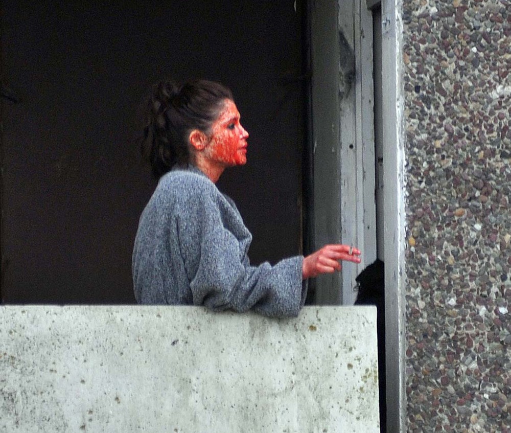 Gemma Arterton;<br>Gemma Arterton and Saoirse Ronan During A Break from Filming Byzantium