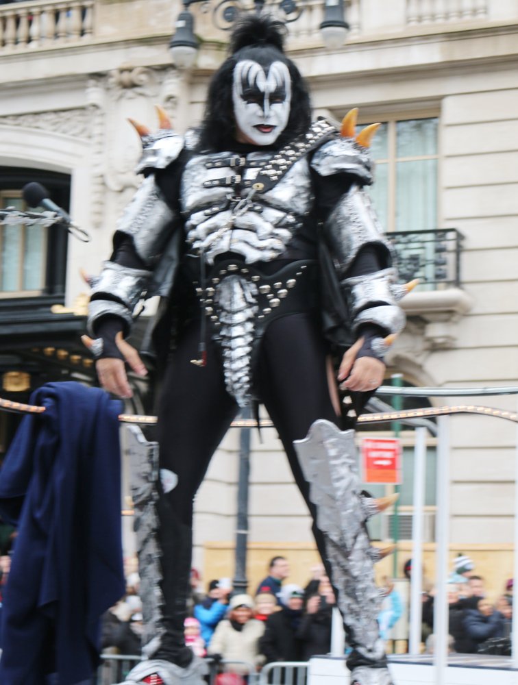 Gene Simmons;KISS;<br>88th Macy's Thanksgiving Day Parade
