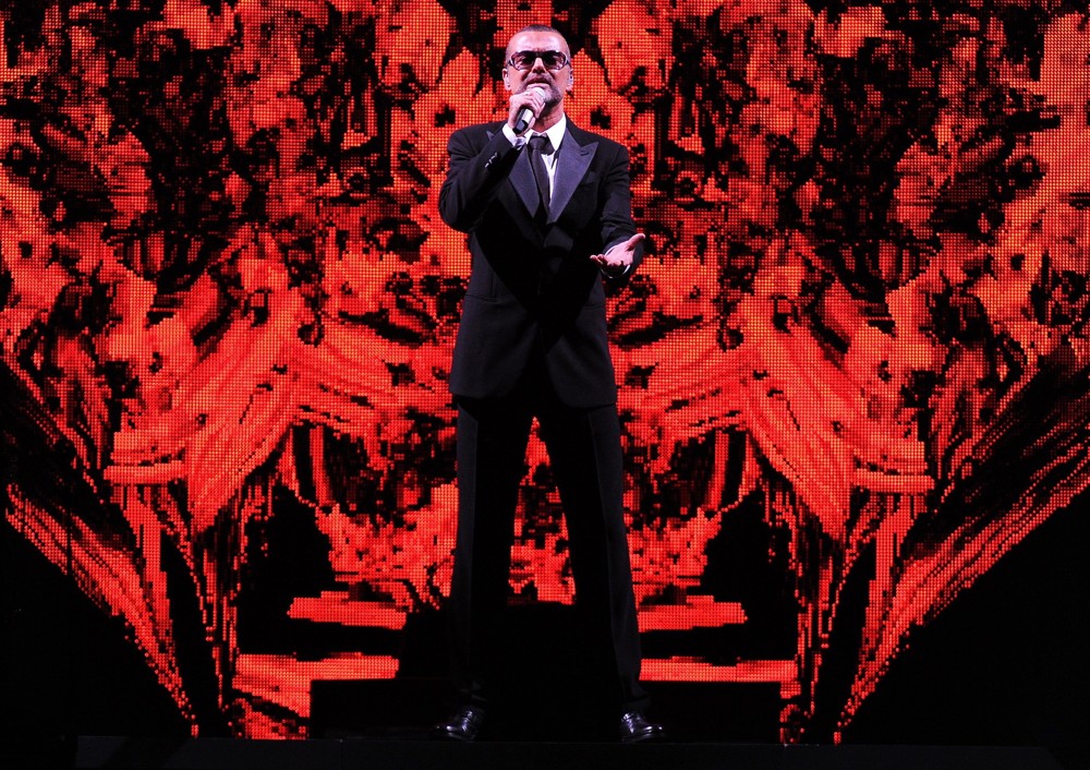 George Michael Performs During A Sold Out Concert