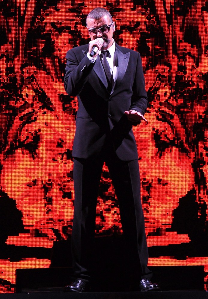 George Michael;<br>George Michael Performs During A Sold Out Concert