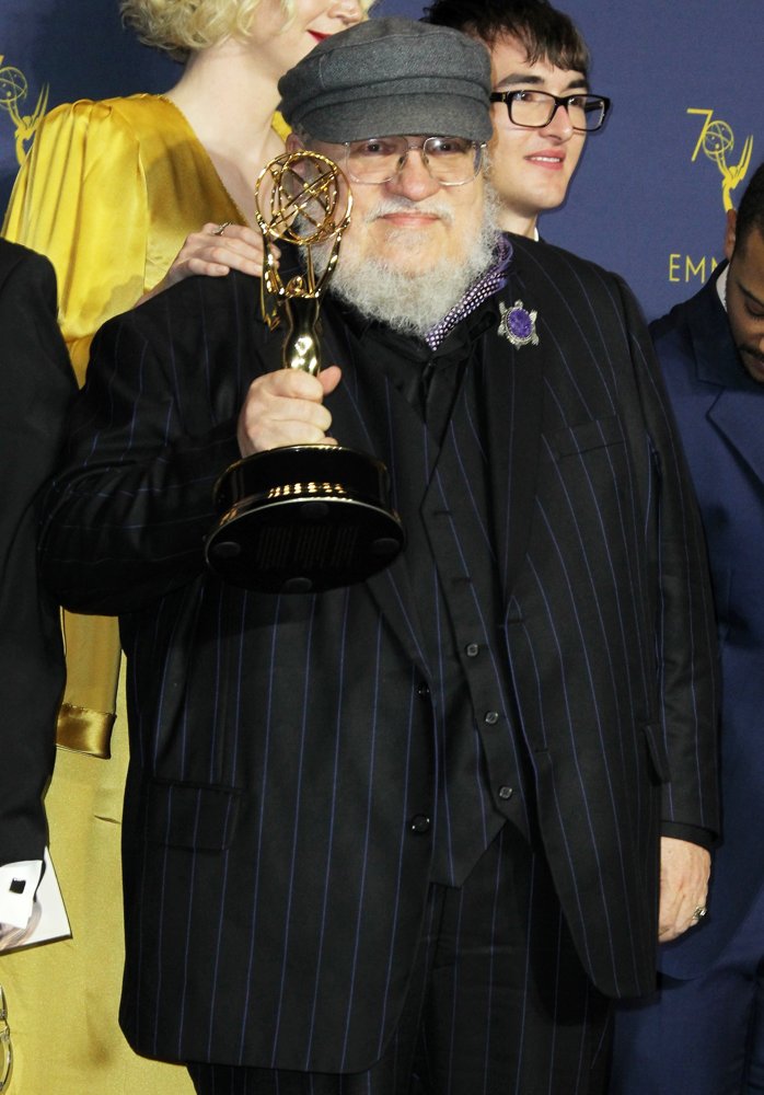 george-r-r-martin Picture 1 - 70th Emmy Awards - Press Room