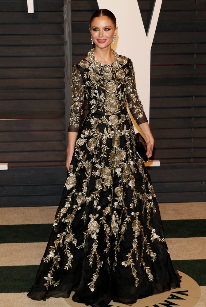 georgina chapman Picture 43 - 2015 Vanity Fair Oscar Party