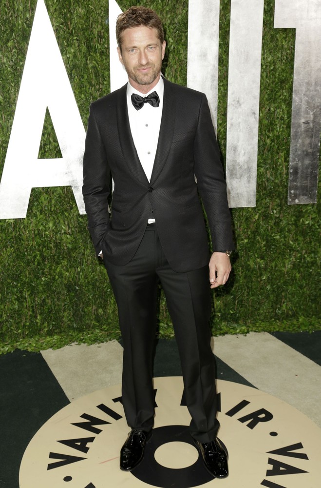 Gerard Butler;<br>2013 Vanity Fair Oscar Party - Arrivals
