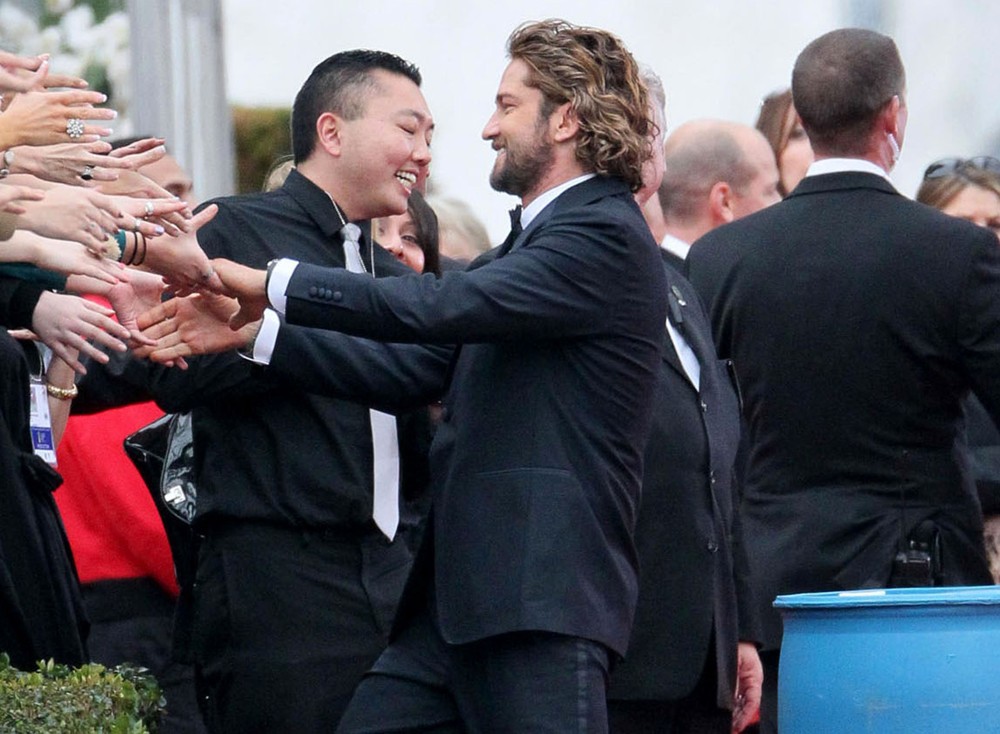 Gerard Butler;<br>The 69th Annual Golden Globe Awards - Arrivals