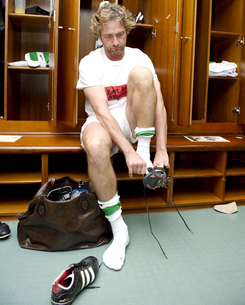 Gerard Butler;<br>The John Kennedy Testimonial Match Between Celtic and Manchester United