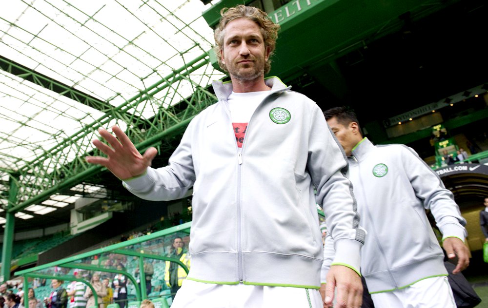 Gerard Butler;<br>The John Kennedy Testimonial Match Between Celtic and Manchester United