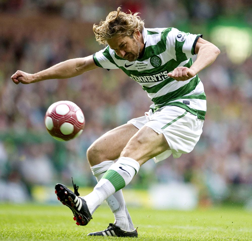 Gerard Butler;<br>The John Kennedy Testimonial Match Between Celtic and Manchester United