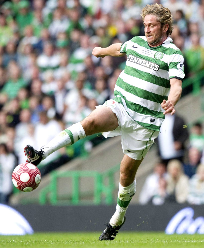 Gerard Butler;<br>The John Kennedy Testimonial Match Between Celtic and Manchester United