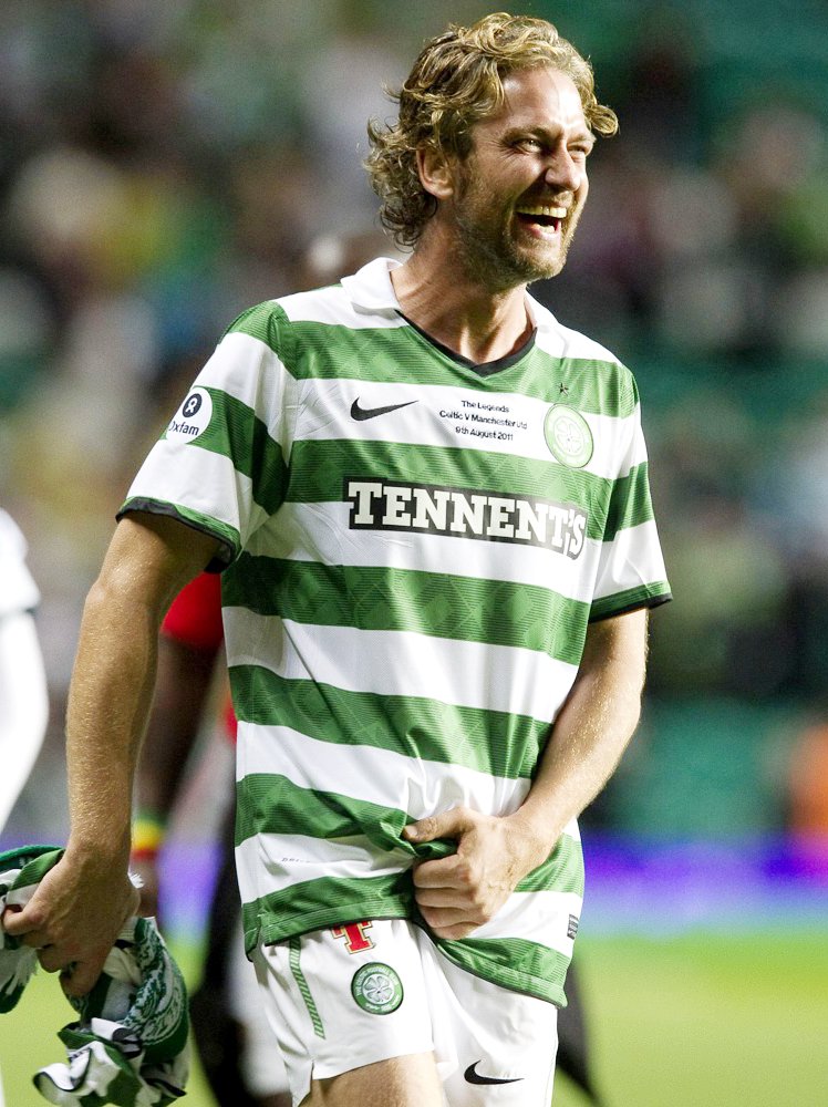 Gerard Butler;<br>The John Kennedy Testimonial Match Between Celtic and Manchester United