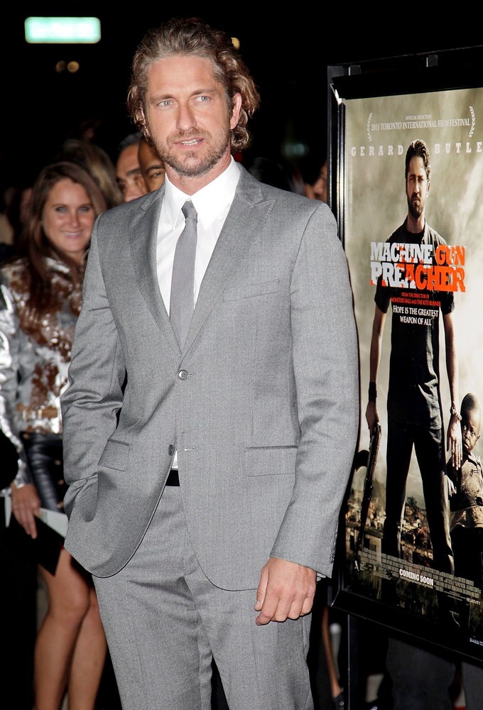 Gerard Butler;<br>Machine Gun Preacher Los Angeles Premiere