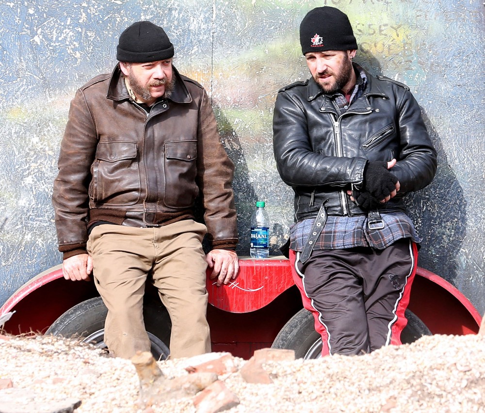 Paul Giamatt Picture 1 - Filming on Location The Comedy Movie Lucky Dog