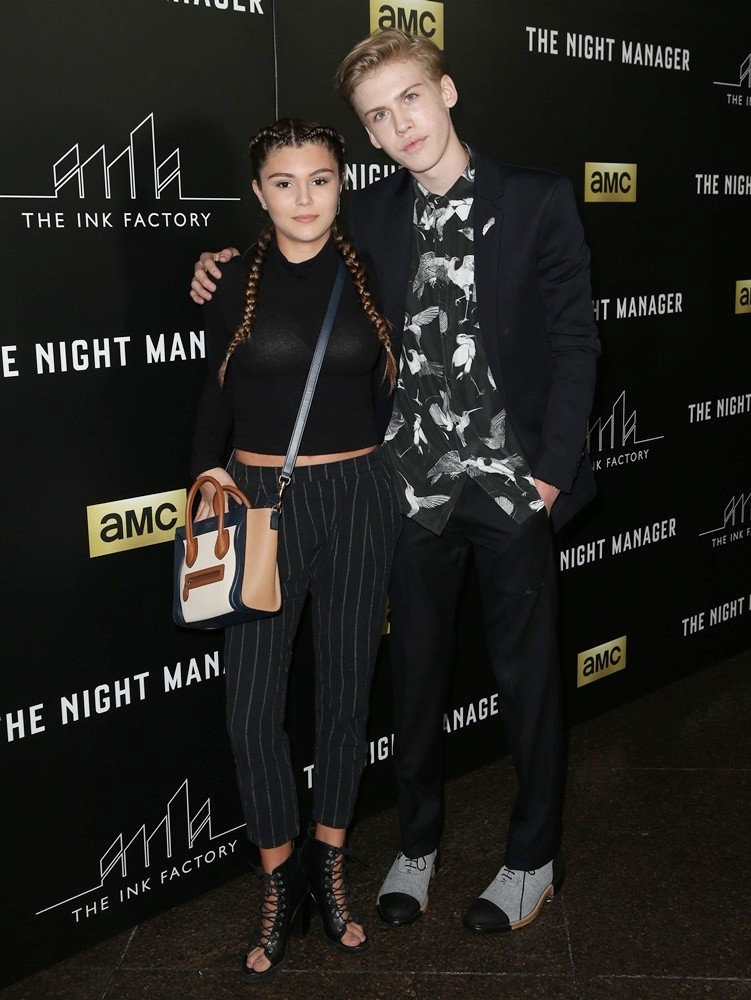Olivia Giannulli;Aiden Alexander;<br>Premiere of AMC's The Night Manager - Arrivals