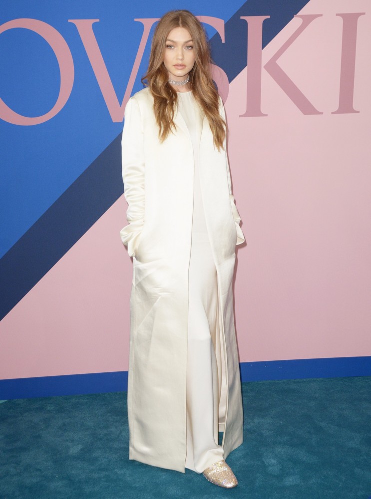 Gigi Hadid;<br>2017 CFDA Awards - Red Carpet Arrivals