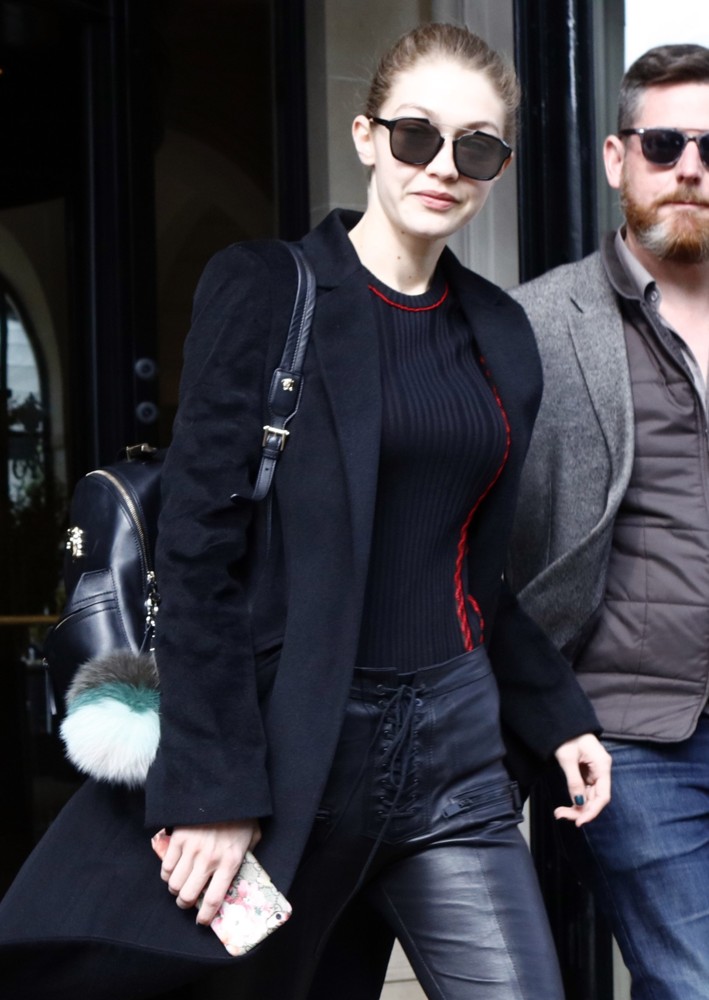 Gigi Hadid Leaves A Hotel