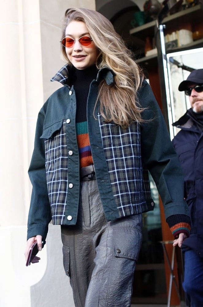 Gigi Hadid Out and About in Paris