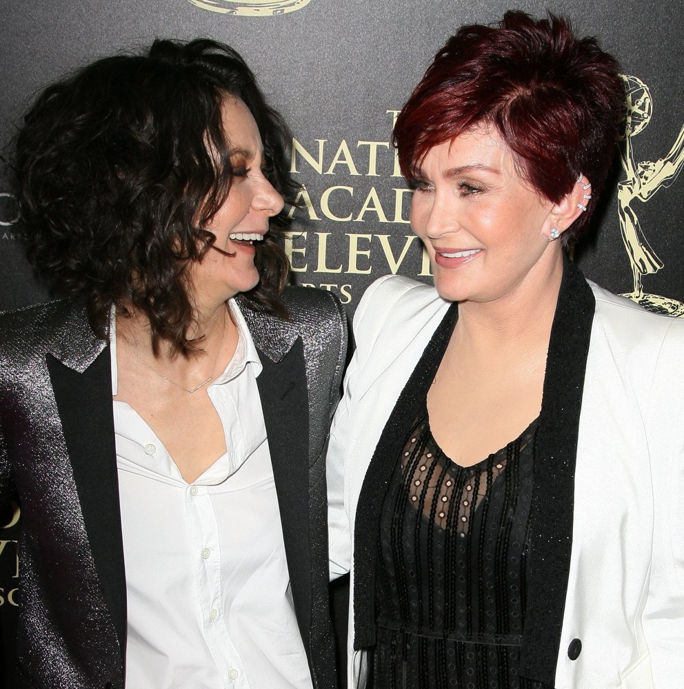 Sara Gilbert;Sharon Osbourne;<br>The 41st Annual Daytime Emmy Awards - Arrivals