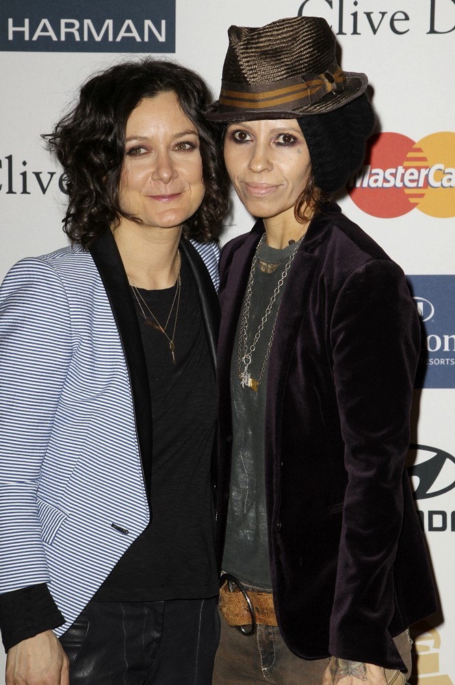 Sara Gilbert;Linda Perry;<br>Clive Davis and The Recording Academy's 2013 Pre-Grammy Gala and Salute to Industry Icons