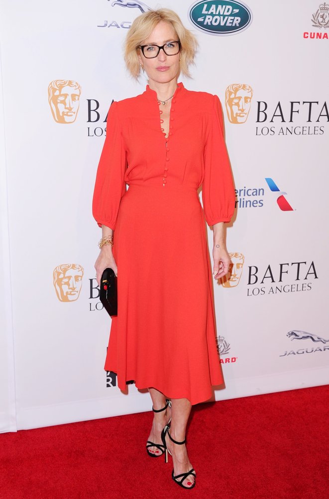 Gillian Anderson;<br>2020 BAFTA Tea Party Los Angeles
