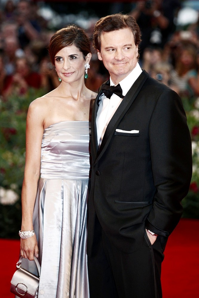 Livia Giuggioli;Colin Firth;<br>The 68th Venice Film Festival - Day 6 - Tinker, Tailor, Soldier, Spy - Premiere